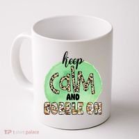 Keep Calm And Gobble On Fall Holiday Coffee Mug thumb 0