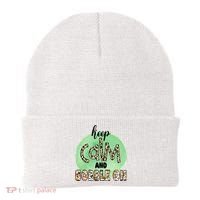 Keep Calm And Gobble On Fall Holiday Beanie thumb 0