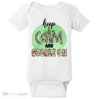 Keep Calm And Gobble On Fall Holiday Baby Bodysuit thumb 0