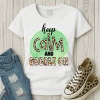 Keep Calm And Gobble On Fall Holiday Women's T-Shirt thumb 3