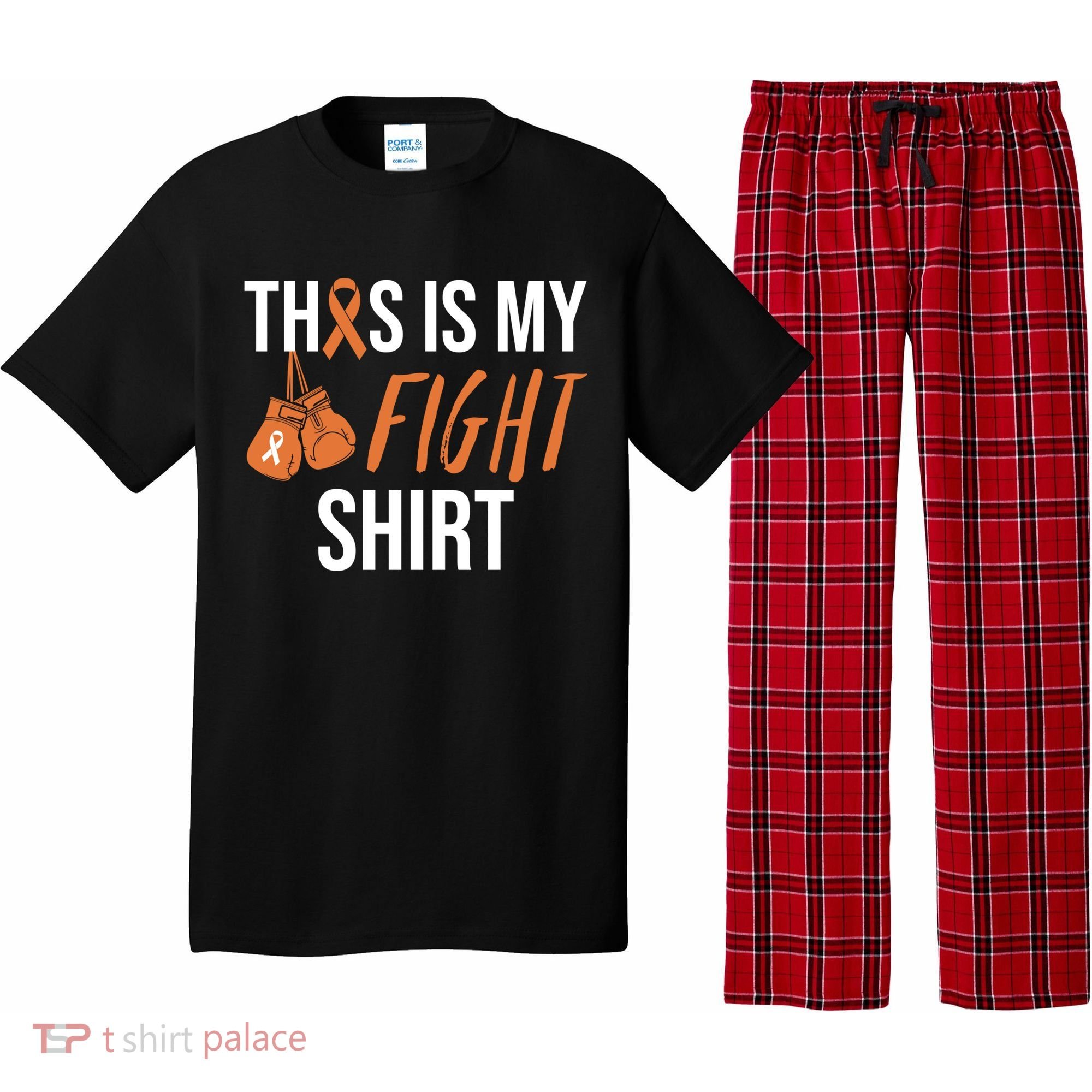 Kidney Cancer Awareness Orange Ribbon Gift Pajama Set