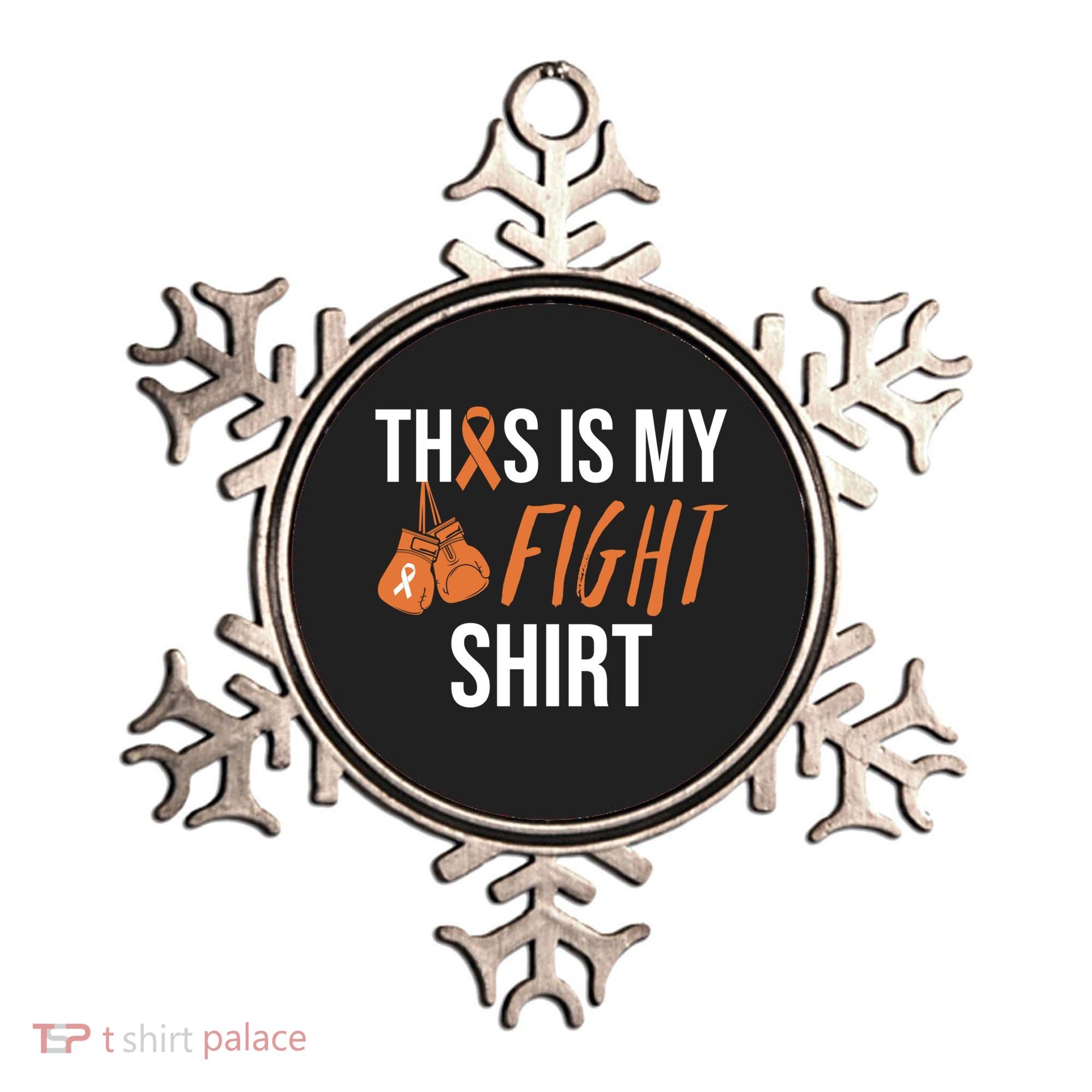 Kidney Cancer Awareness Orange Ribbon Gift Ornament