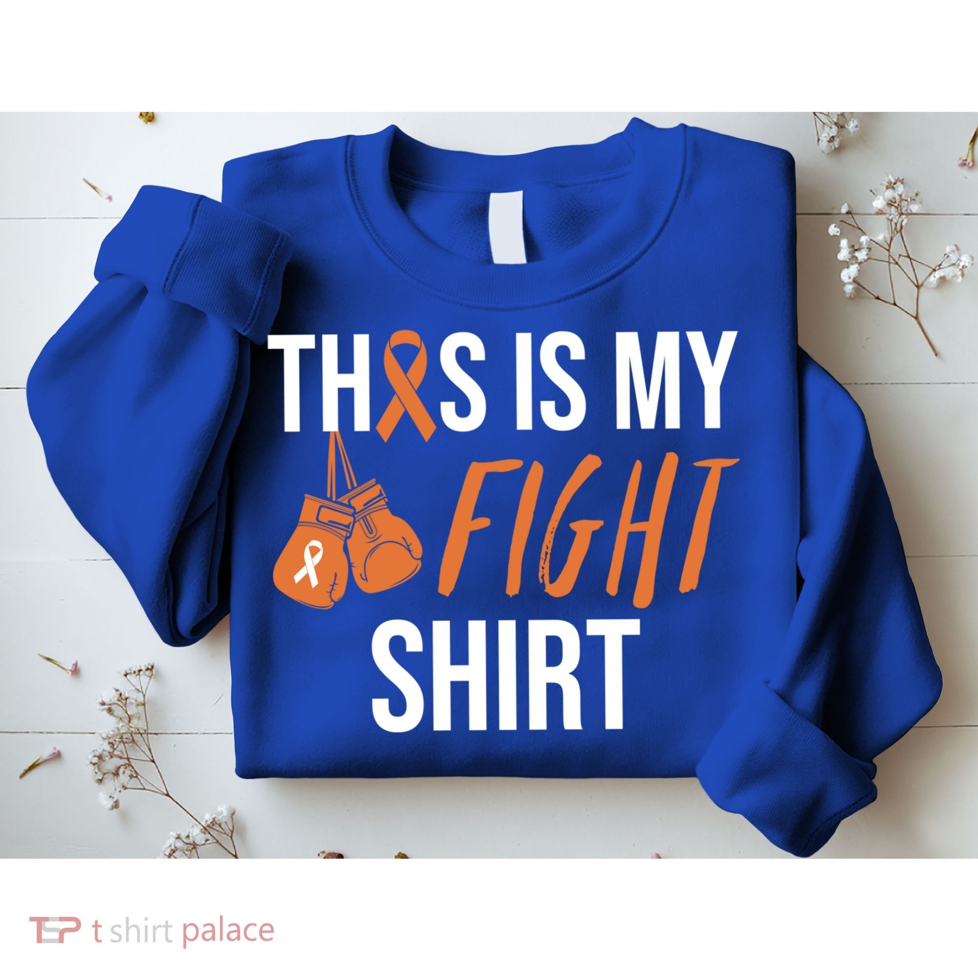 Kidney Cancer Awareness Orange Ribbon Gift Sweatshirt