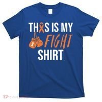 Kidney Cancer Awareness Orange Ribbon Gift T-Shirt thumb 0