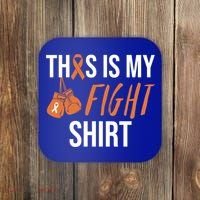 Kidney Cancer Awareness Orange Ribbon Gift Coaster thumb 0