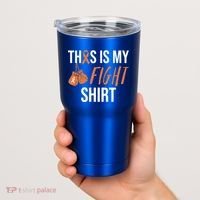 Kidney Cancer Awareness Orange Ribbon Gift Tumbler thumb 2