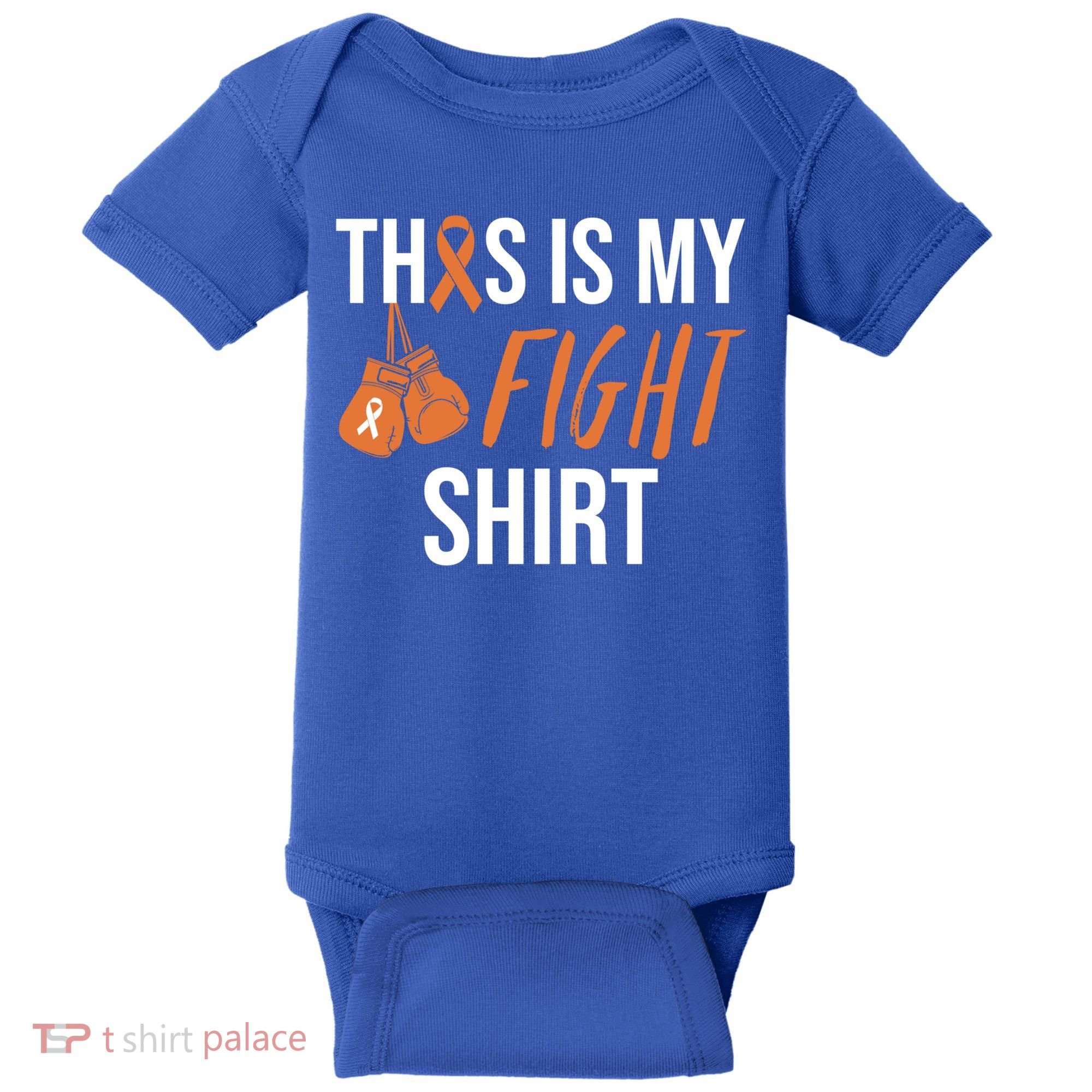 Kidney Cancer Awareness Orange Ribbon Gift Baby Bodysuit