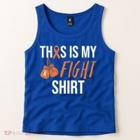 Kidney Cancer Awareness Orange Ribbon Gift Tank Top thumb 2