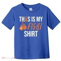 Kidney Cancer Awareness Orange Ribbon Gift Toddler T-Shirt thumb 0
