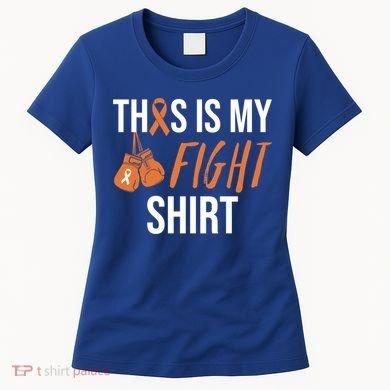 Kidney Cancer Awareness Orange Ribbon Gift Women's T-Shirt