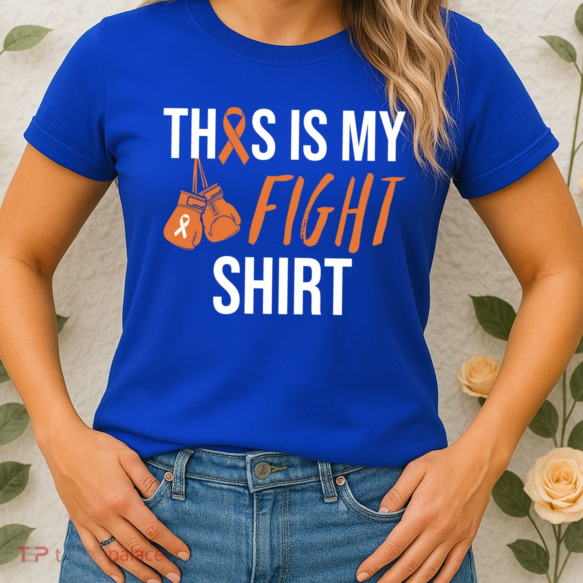 Kidney Cancer Awareness Orange Ribbon Gift Women's T-Shirt