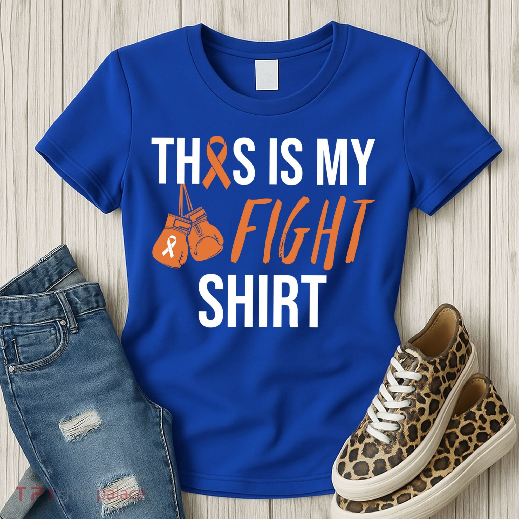 Kidney Cancer Awareness Orange Ribbon Gift Women's T-Shirt