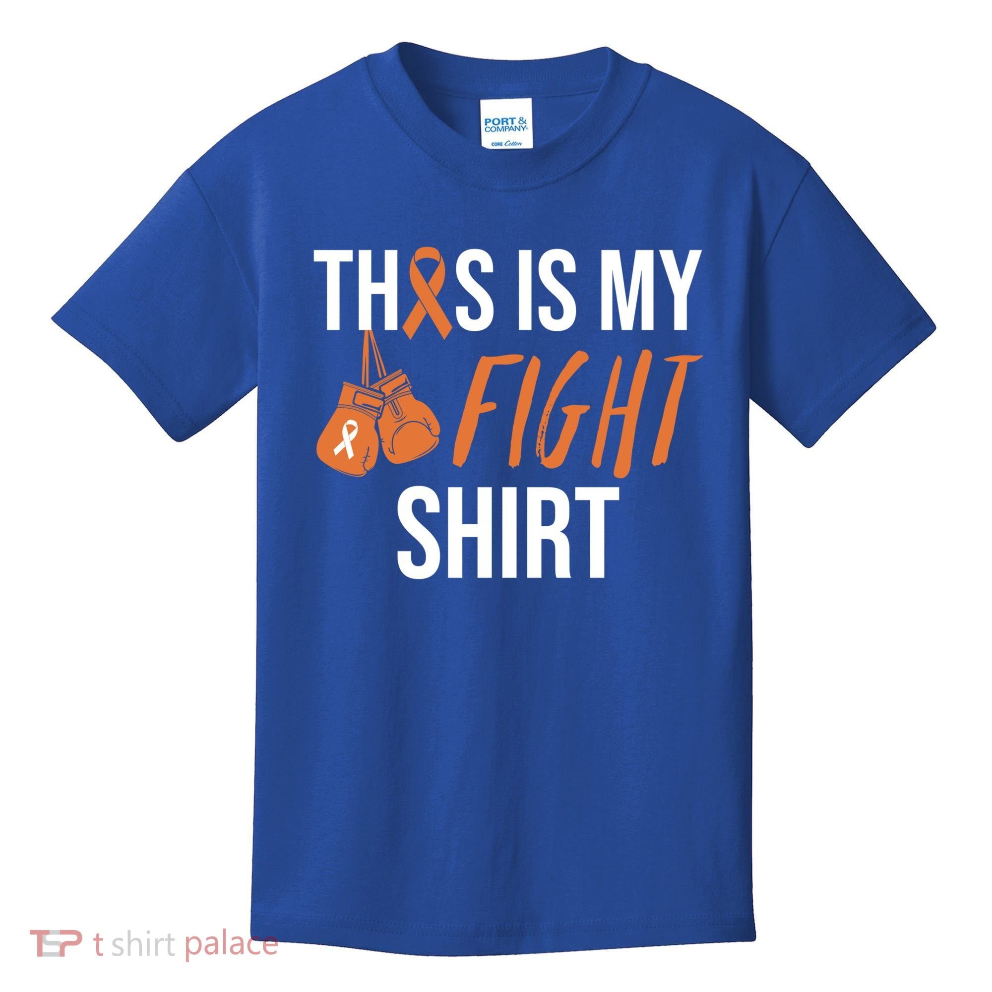 Kidney Cancer Awareness Orange Ribbon Gift Kids T-Shirt
