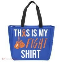 Kidney Cancer Awareness Orange Ribbon Gift Tote Bag thumb 0