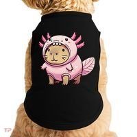 Kawaii Capybara Axolotl Doggie Tank thumb 0