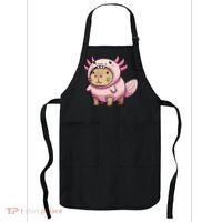 Kawaii Capybara Axolotl Apron thumb 0