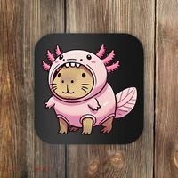 Kawaii Capybara Axolotl Coaster thumb 0