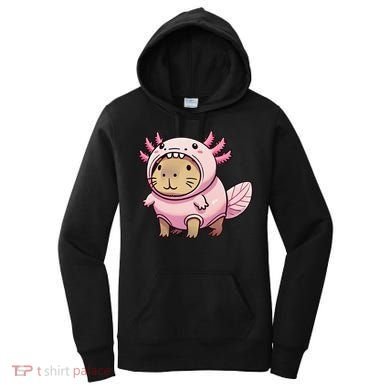 Kawaii Capybara Axolotl Women's Hoodie