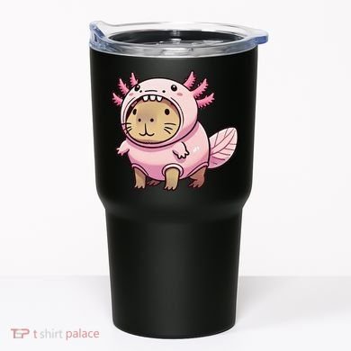 Kawaii Capybara Axolotl Tumbler