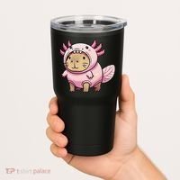 Kawaii Capybara Axolotl Tumbler thumb 2