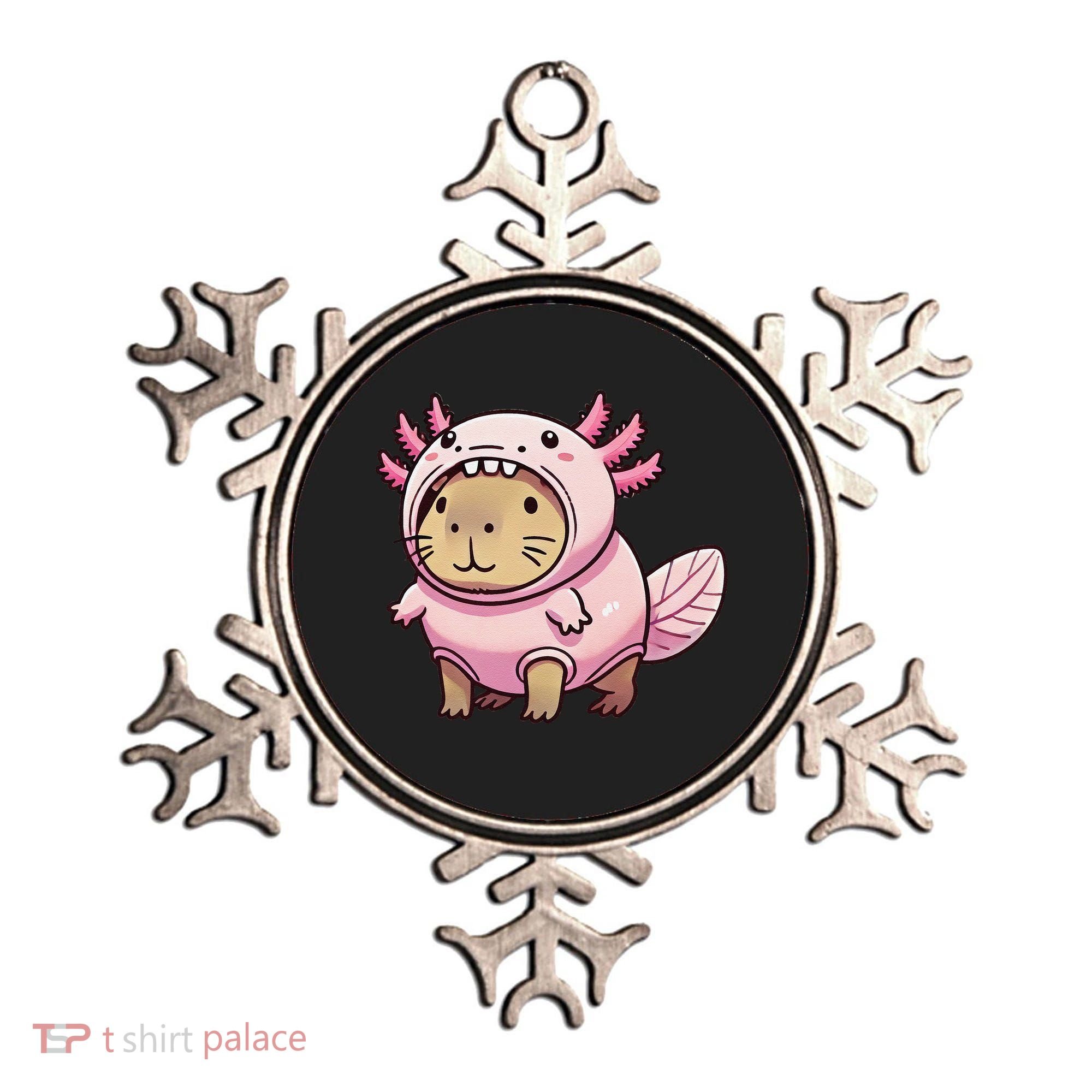 Kawaii Capybara Axolotl Ornament