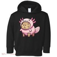 Kawaii Capybara Axolotl Toddler Hoodie thumb 0