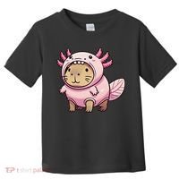 Kawaii Capybara Axolotl Toddler T-Shirt thumb 0
