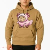 Kawaii Capybara Axolotl Hoodie thumb 2