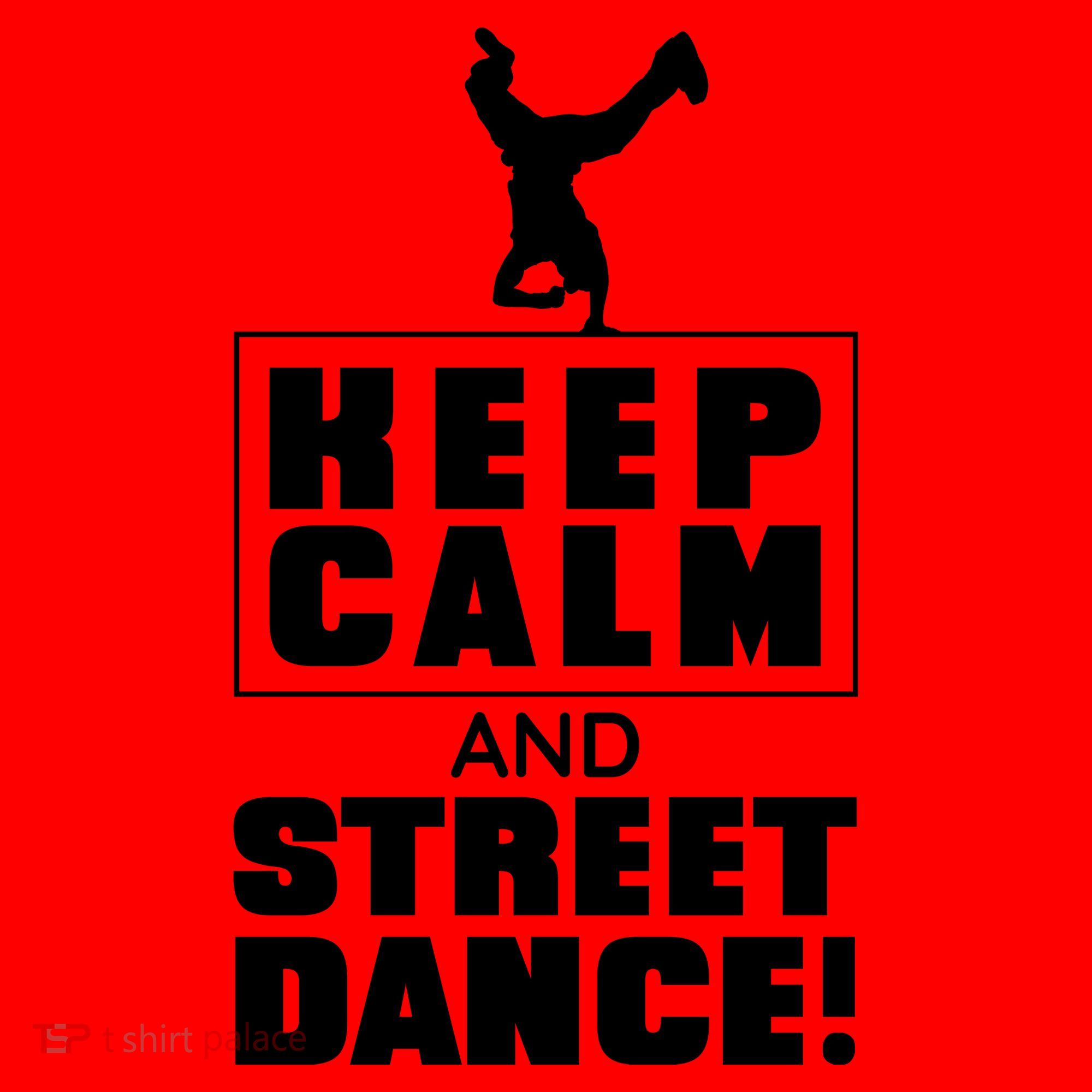Keep Calm And Street Dance Santa Hat