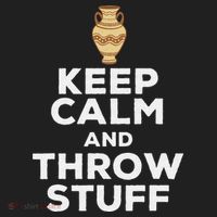 Keep Calm And Throw Stuff Pottery Ceramic Potter Ceramicist Beanie thumb 2