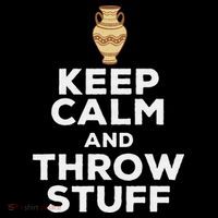 Keep Calm And Throw Stuff Pottery Ceramic Potter Ceramicist Women's Hoodie thumb 2