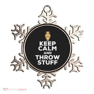 Keep Calm And Throw Stuff Pottery Ceramic Potter Ceramicist Ornament