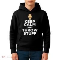 Keep Calm And Throw Stuff Pottery Ceramic Potter Ceramicist Kids Hoodie thumb 4