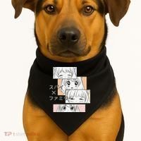 Kawaii Cute Anya Family x Spy  USA-Made Doggie Bandana thumb 1