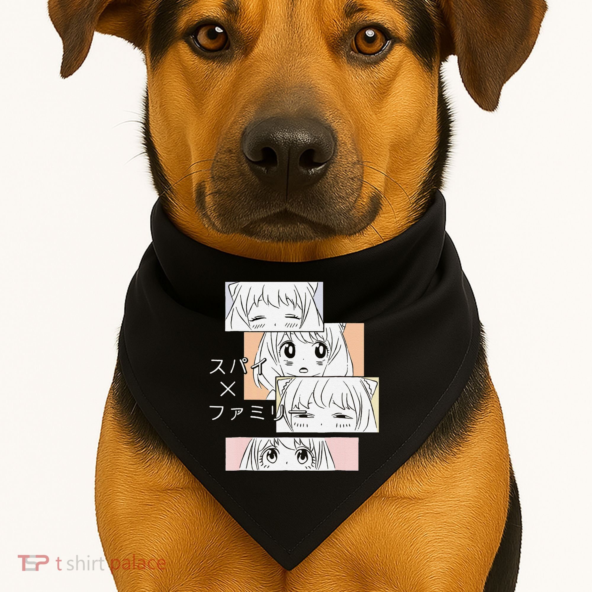 Kawaii Cute Anya Family x Spy  USA-Made Doggie Bandana