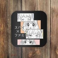 Kawaii Cute Anya Family x Spy  Coaster thumb 0