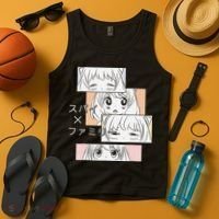 Kawaii Cute Anya Family x Spy  Tank Top thumb 4