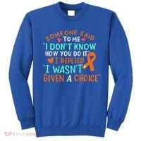 Kidney Cancer Awareness Ribbon Orange Fighter Chemo Cute Gift Sweatshirt thumb 0