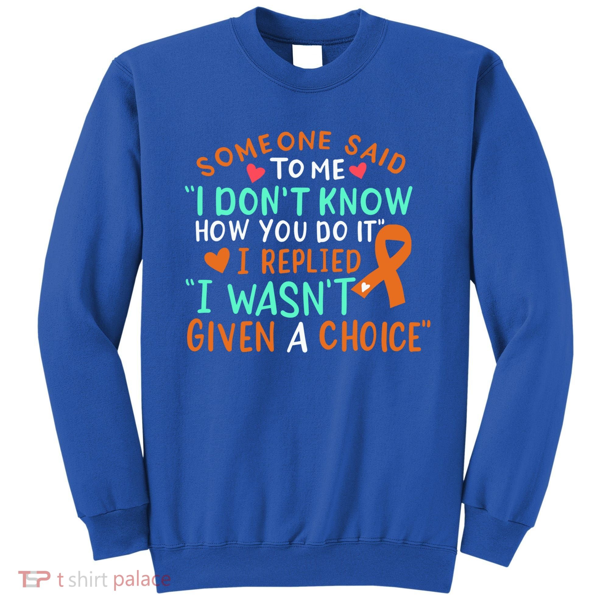Kidney Cancer Awareness Ribbon Orange Fighter Chemo Cute Gift Sweatshirt