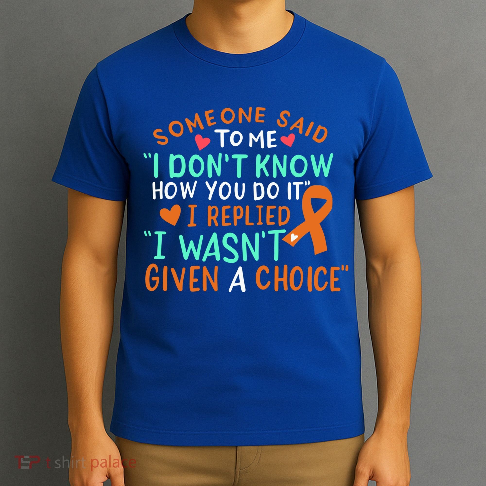Kidney Cancer Awareness Ribbon Orange Fighter Chemo Cute Gift T-Shirt