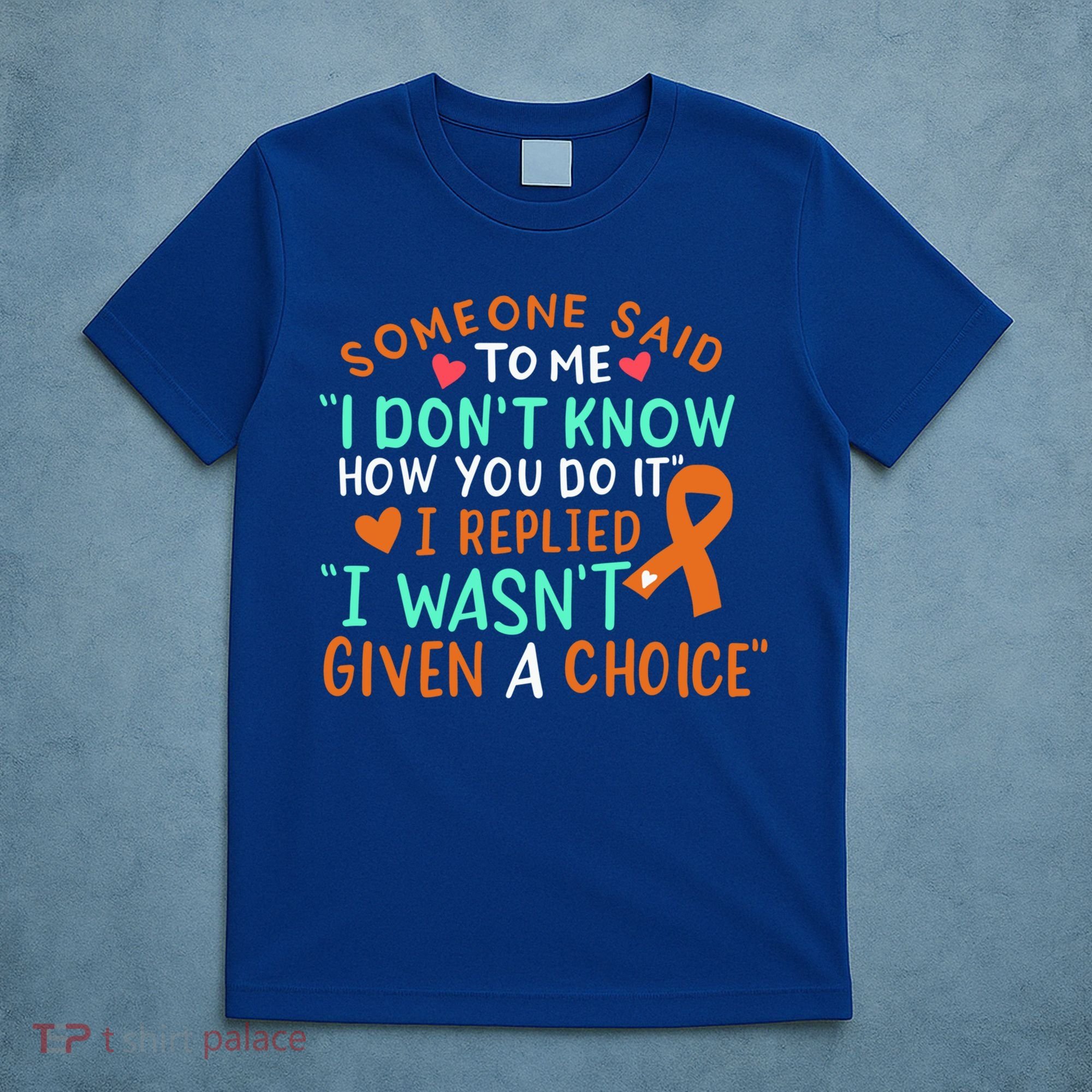 Kidney Cancer Awareness Ribbon Orange Fighter Chemo Cute Gift T-Shirt