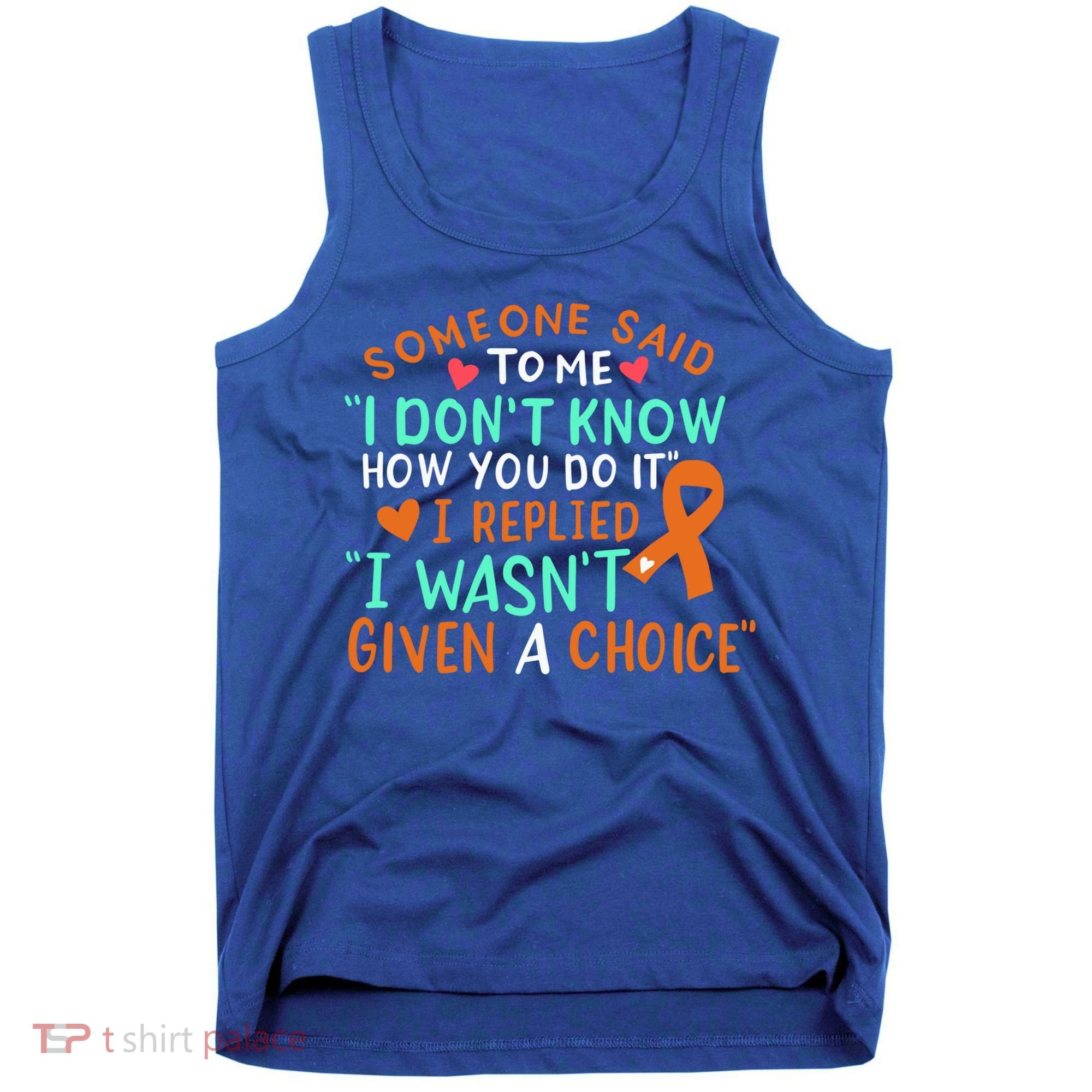 Kidney Cancer Awareness Ribbon Orange Fighter Chemo Cute Gift Tank Top