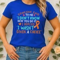 Kidney Cancer Awareness Ribbon Orange Fighter Chemo Cute Gift Women's T-Shirt thumb 2