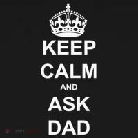 Keep Calm And Ask Dad Doggie Tank thumb 4