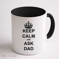 Keep Calm And Ask Dad Coffee Mug thumb 1