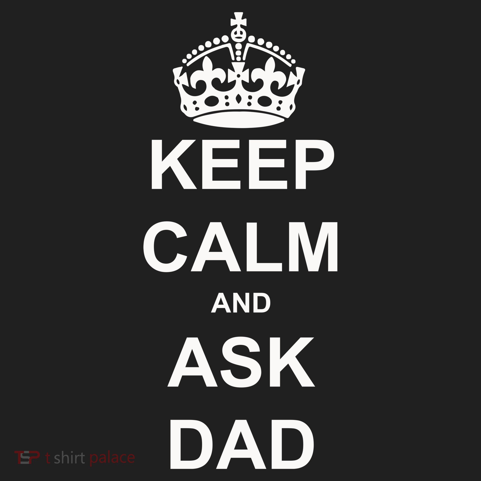 Keep Calm And Ask Dad Golf Towel