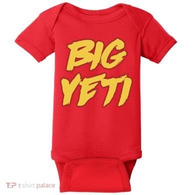 Kansas City Big Yeti Baby Bodysuit