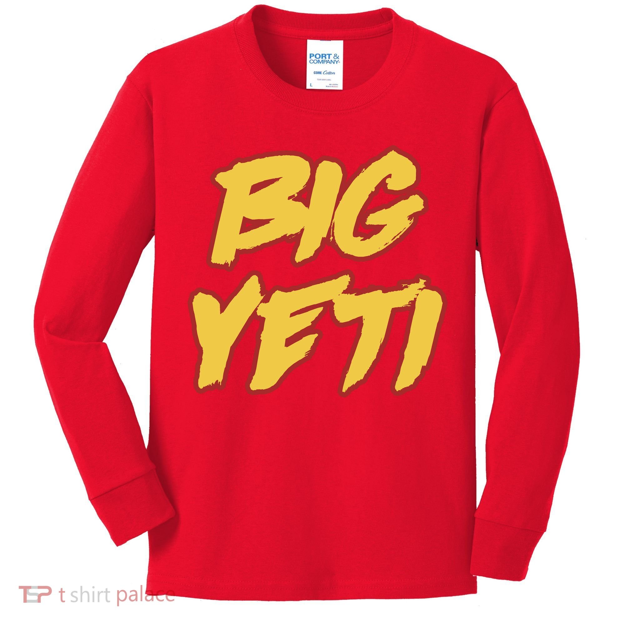 Kansas City Big Yeti Kids Long Sleeve Shirt