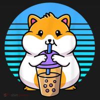 Kawaii Cute Boba Hamster Taro Bubble Pearl Milk Tea Hoodie thumb 2