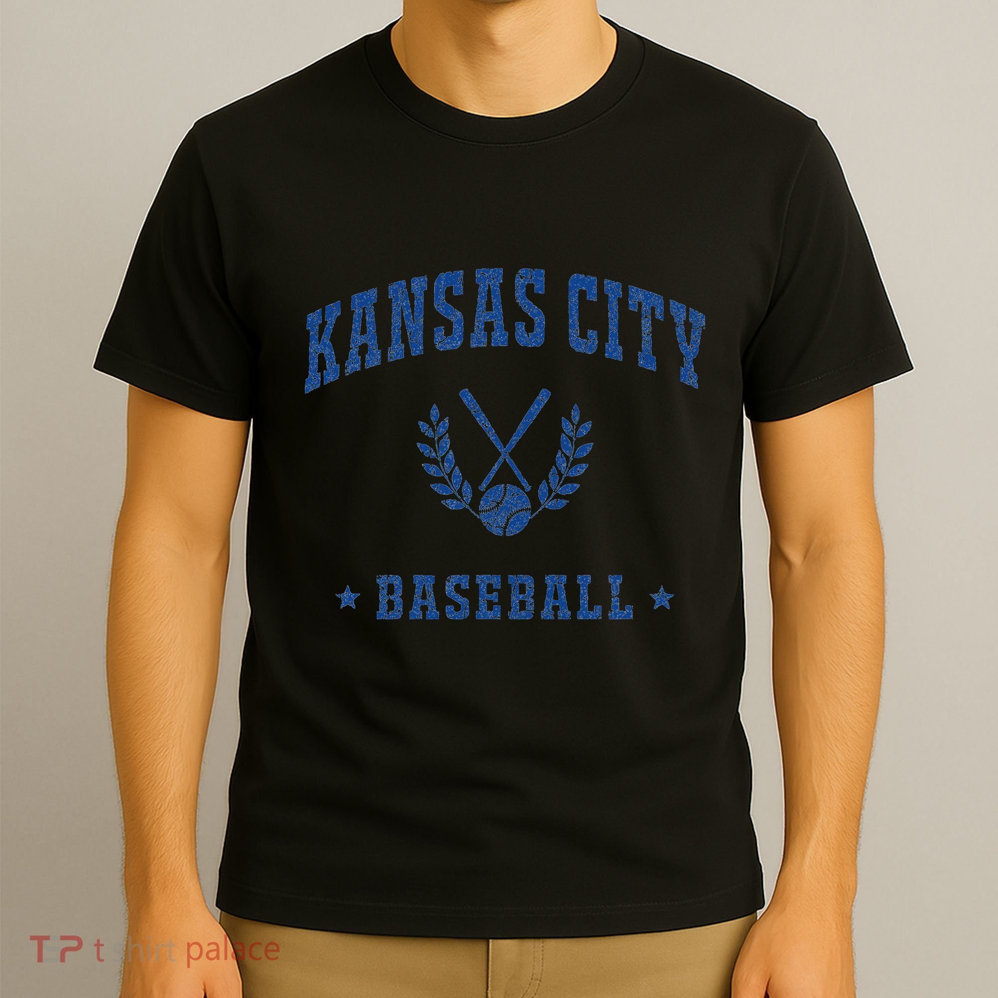 Kansas City Baseball Vintage Retro Baseball Lover T-Shirt
